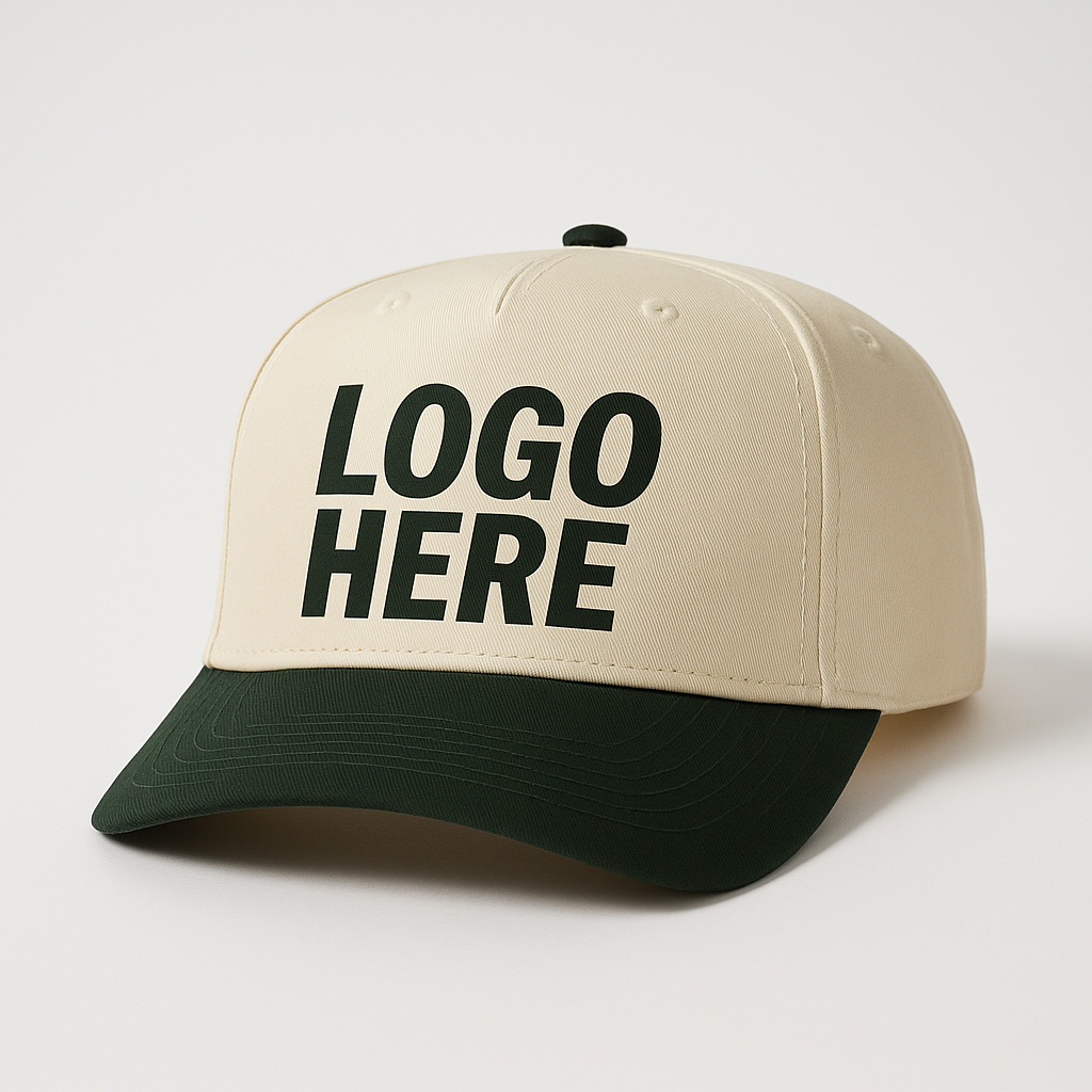 5 PANEL CANVAS TRUCKER CAPS