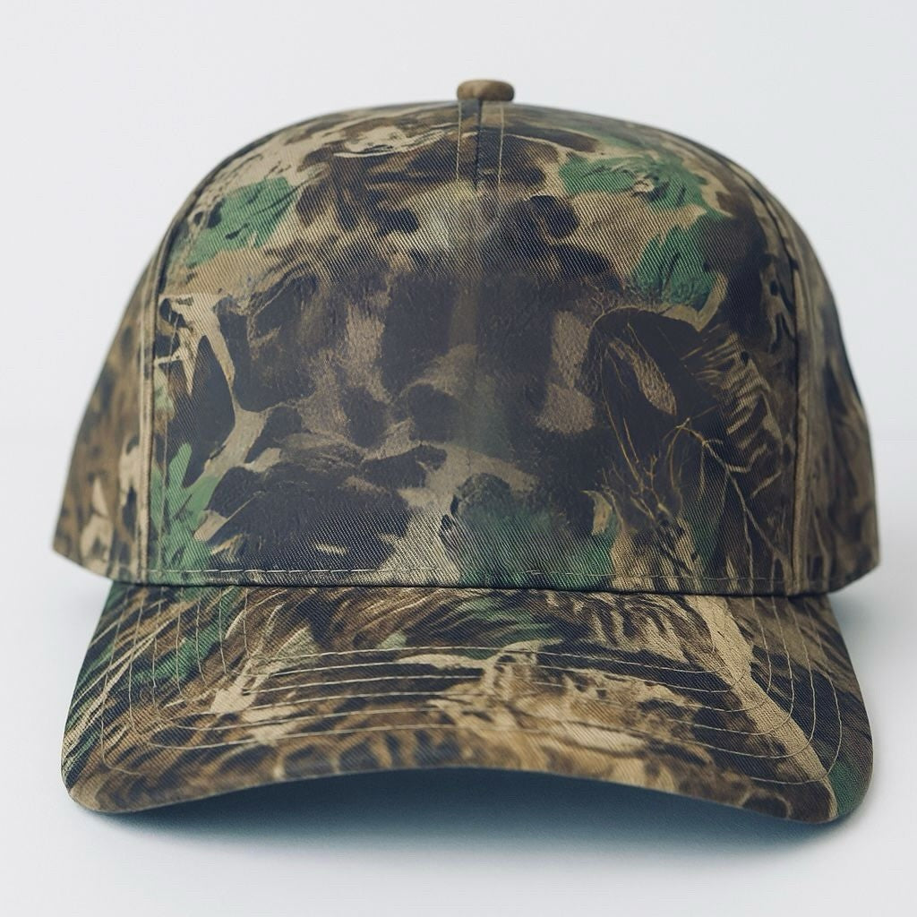 Canvas Camo Trucker Hat